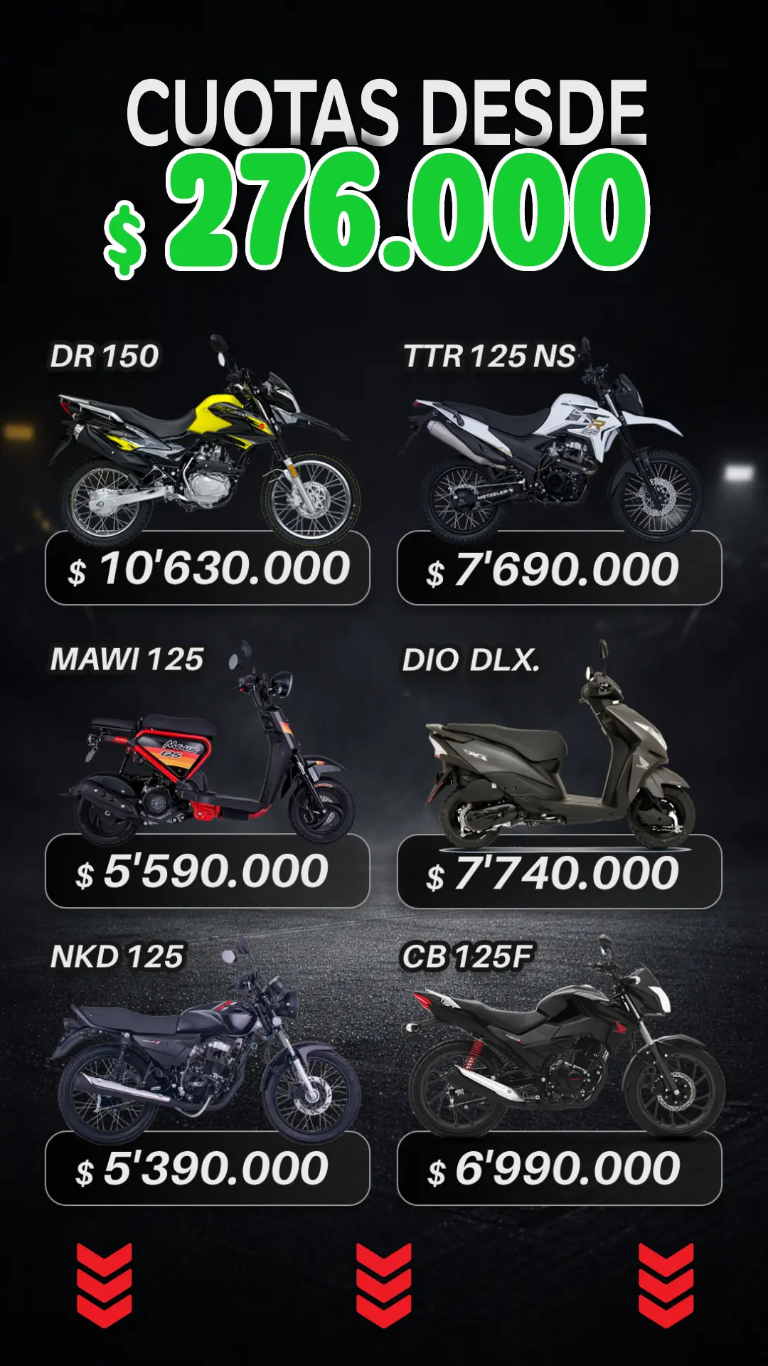 Financiamiento Honda CB 125F